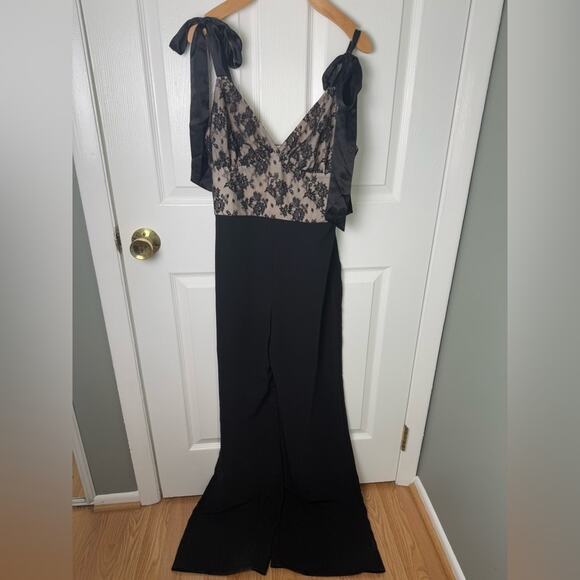 Amanda Uprichard Audrielle Wide-Leg Jumpsuit M - Picture 3 of 8